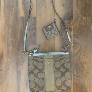 Coach Crossbody & Mini Wallet Set